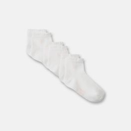 Socquettes blanches (lot de 3)