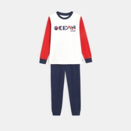 Pyjama 2 pièces en jersey "Ocean Freedom" rouge garçon