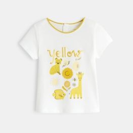 T-shirt imprimé animaux bébé fille