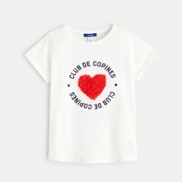 T-shirt Club des Copines blanc fille