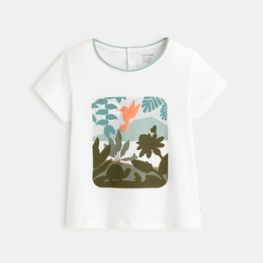 T-shirt colibris bébé fille