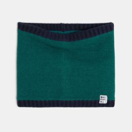Snood en tricot mixte vert