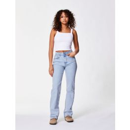 Jean straight taille basse