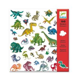 160 stickers dinosaures 