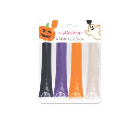 4 stylos choco Halloween 4X25g
