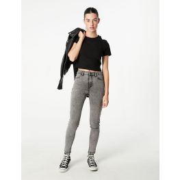 Jegging gris taille haute