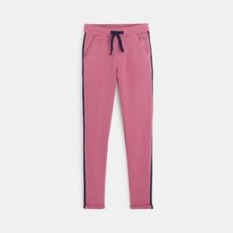 Pantalon de jogging en molleton rose fille