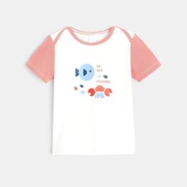 T-shirt anti UV motifs marins bébé garçon